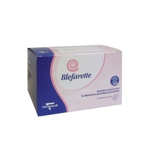 SALVIETTINE OCULARI MEDICATE BLEFARETTE SENZA PARABENI SENZA SILICONE SENZA ALCOOL 30 PEZZI - Speedyfarma.it
