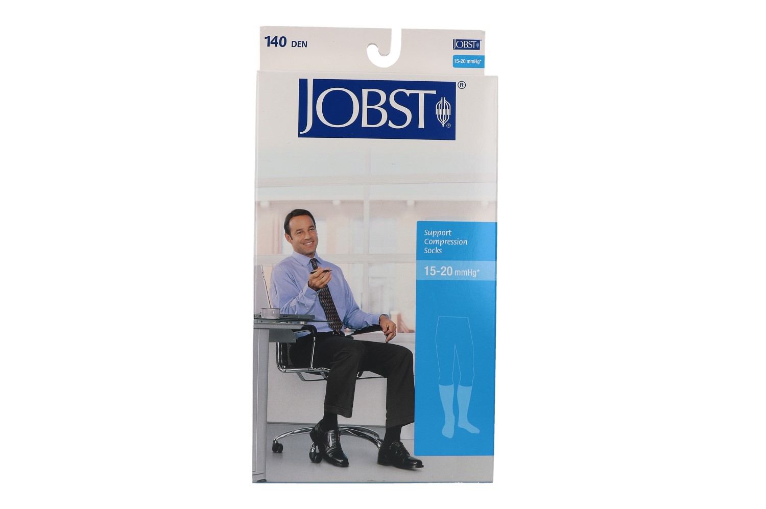 CALZA COMPRESSIVA JOBST FOR MEN 15-20MMHG GAMBALETTO BLU 3 - Speedyfarma.it
