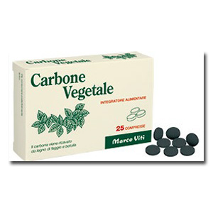 CARBONE VEGETALE 25 COMPRESSE - Speedyfarma.it