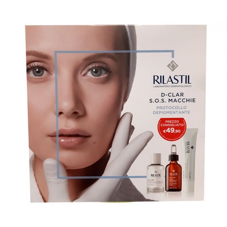 RILASTIL D CLAR COFANETTO 1 RILASTIL D CLAR CREMA DEPIGMENTANTE 40 ML + 1 RILASTIL D CLAR GOCCE DEPIGMENTANTI 30 ML - Speedyfarma.it