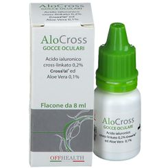 ALOCROSS GOCCE OCULARI ACIDO IALURONICO CROSS-LINKATO 0,2% E ALOE VERA 8 ML - Speedyfarma.it