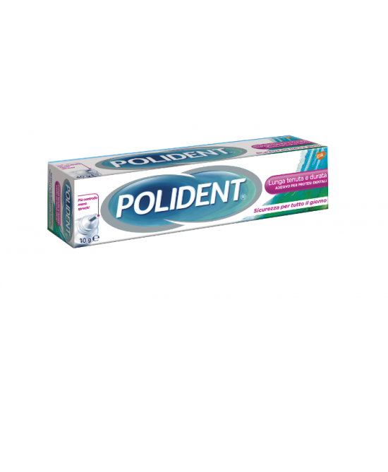 ADESIVO PROTESI DENTALI POLIDENT LUNGA TENUTA 70 G - Speedyfarma.it
