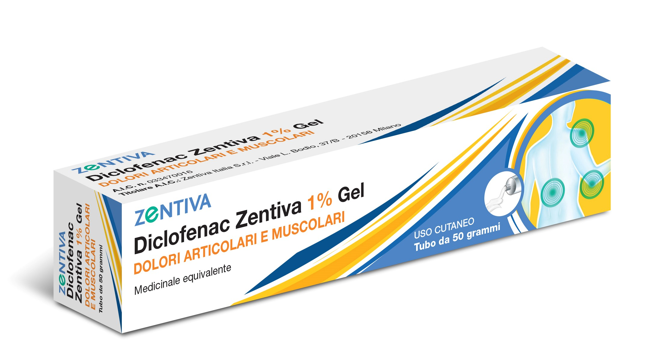 DICLOFENAC ZENTIVA*GEL 50G 1% - Speedyfarma.it