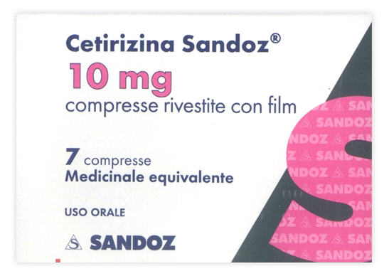 CETIRIZINA SAND*7CPR RIV 10MG - Speedyfarma.it