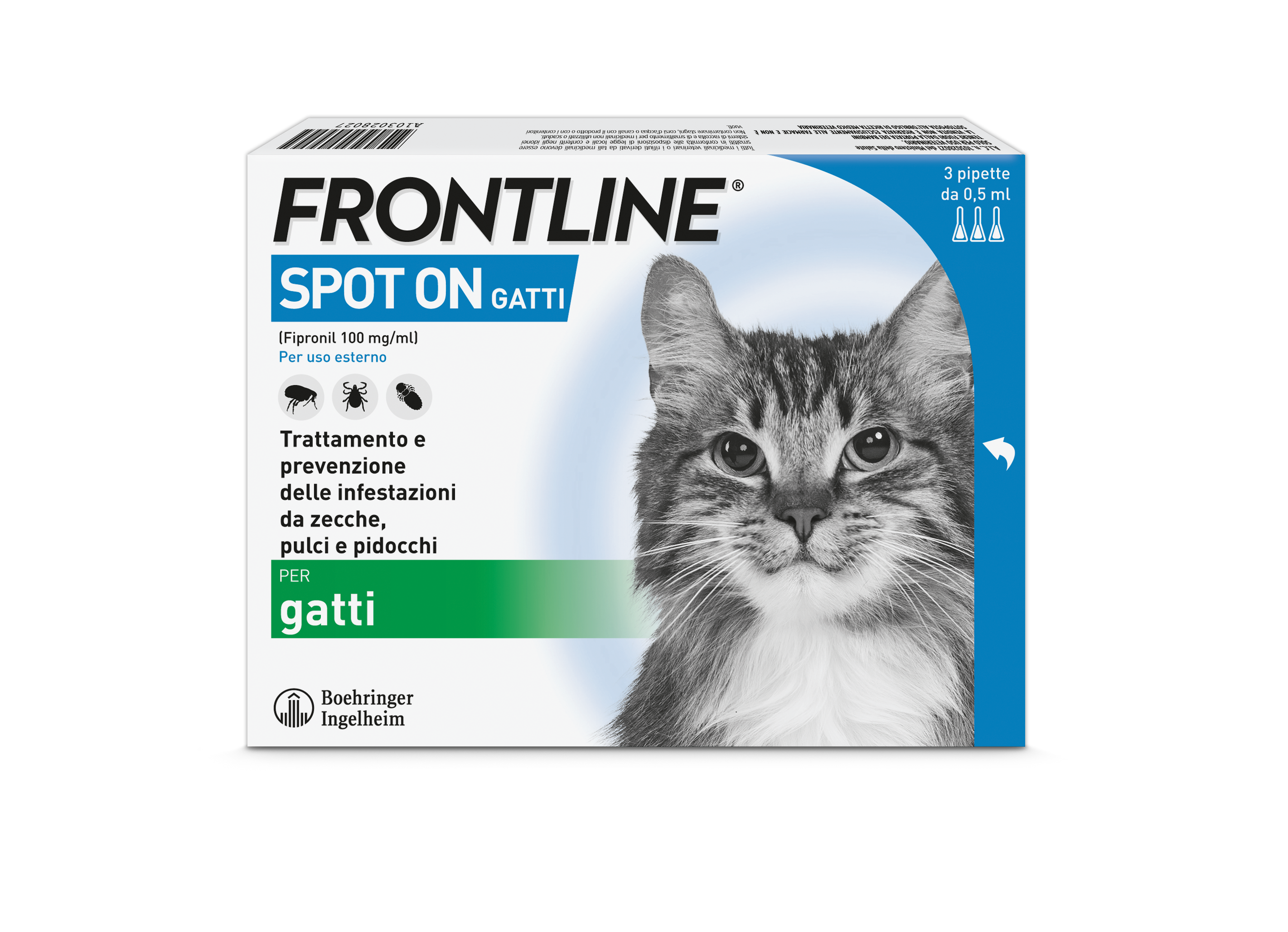 FRONTLINE*3PIP GATTI - Speedyfarma.it