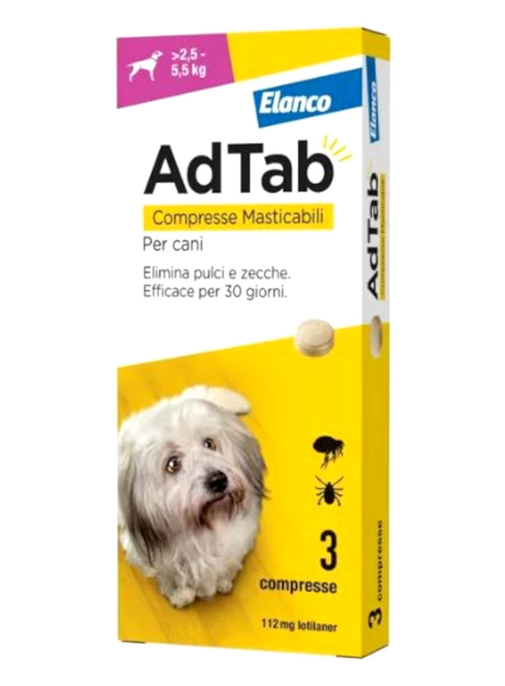 ADTAB*3CPR 112MG CANI2,5-5,5KG - Speedyfarma.it