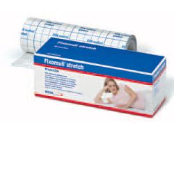 FASCIA AUTOADESIVA IPOALLERGENICA FISSAGGIO CATETERI FIXOMULL STRETCH. SUPPORTO IN POLIESTERE NON TESSUTO BIANCO, MASSA IN POLICARBONATO SENZA RESINE E GOMME NATURALI. 15X200CM - Speedyfarma.it