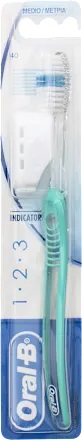 ORALB 123 INDICATOR SPAZZOLINO MANUALE SETOLE 40 MEDIE - Speedyfarma.it