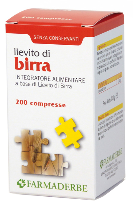 LIEVITO DI BIRRA 200 COMPRESSE - Speedyfarma.it