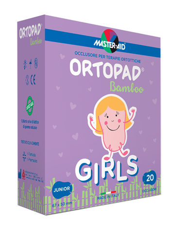 CEROTTO OCULARE PER ORTOTTICA ORTOPAD GIRLS JUNIOR 5X6,7 20 PEZZI - Speedyfarma.it