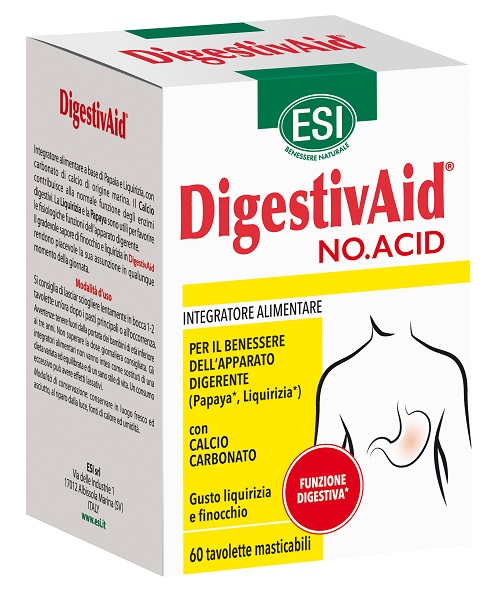 ESI DIGESTIVAID NO ACID 60 TAVOLETTE - Speedyfarma.it