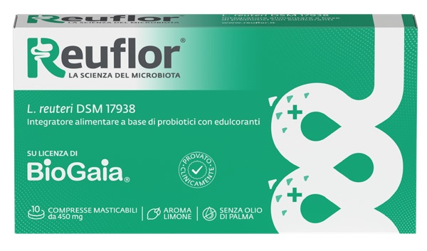 REUFLOR 10 COMPRESSE MASTICABILI AROMA LIMONE - Speedyfarma.it