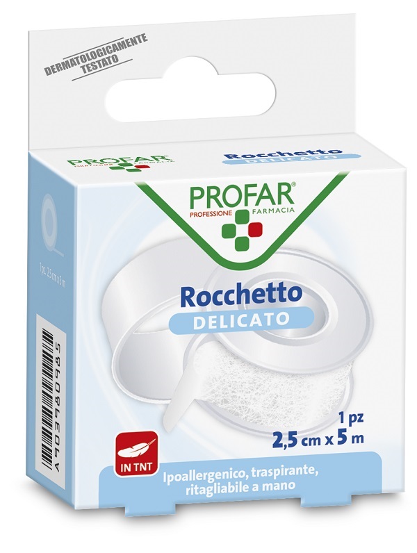 CEROTTO ROCCHETTO TESSUTO NON TESSUTO DELICATO CM 2,5X5 M PROFAR - Speedyfarma.it