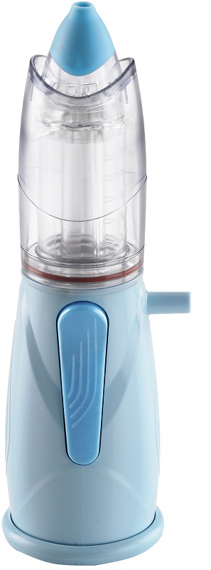 AEROSOL PER ALTE VIE RESPIRATORIE RINOWASH COLORE AZZURRO CON CAMPANA UNIVERSALE - Speedyfarma.it