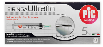 SIRINGA PIC ULTRAFINE 5 ML AGO 14 10 PEZZI - Speedyfarma.it