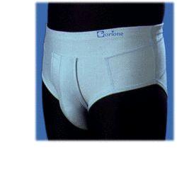 ORIONE 515 CINTOSLIP ERNIARIO UOMO APERTO CON PELOTTE IN COTONE BIANCO 3 - Speedyfarma.it