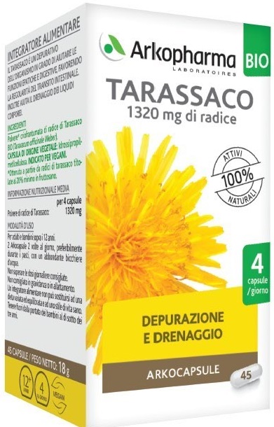 ARKO CAPSULE TARASSACO BIO 45 CAPSULE - Speedyfarma.it