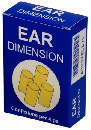 EAR DIMENSION TAPPO AURICOLARE IN SPUGNA 4 PEZZI - Speedyfarma.it