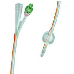 CATETERE FOLEY IN SILICONE TRASPARENTE A 2 VIE CON PALLONCINO 5-10ML DIAMETRO CH20 6,66MM LUNGHEZZA 40CM - Speedyfarma.it