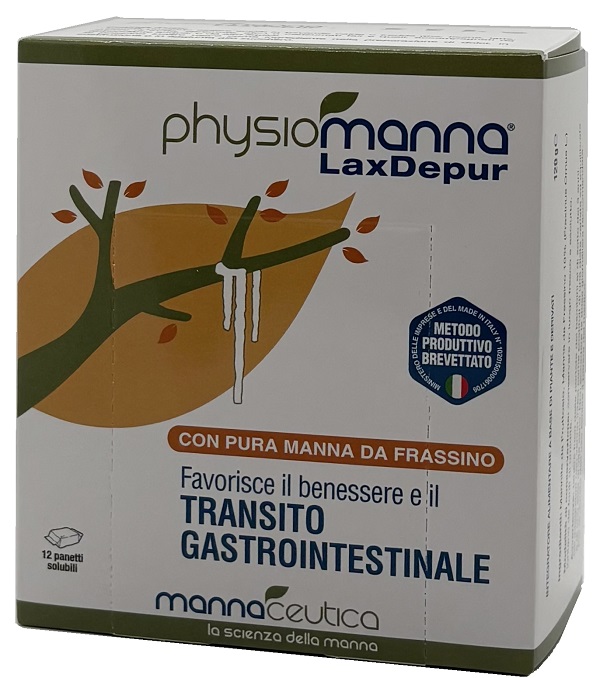 PHYSIOMANNA LAXDEPUR MANNITE DUFOUR 12 PANETTI SOLUBILI DA 10 G - Speedyfarma.it