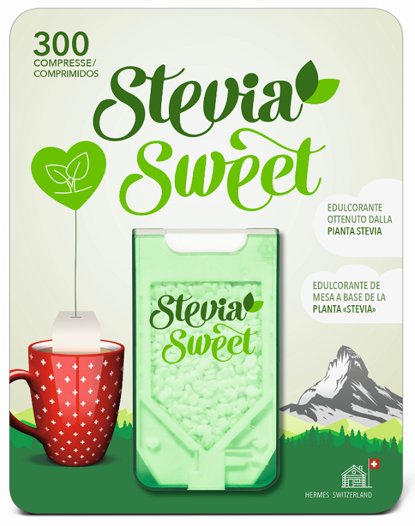 HERMESETAS STEVIA 300 COMPRESSE - Speedyfarma.it