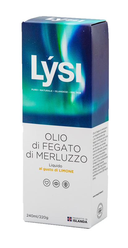 LYSI OLIO FEGATO MERLUZZO LIMONE 240 ML - Speedyfarma.it