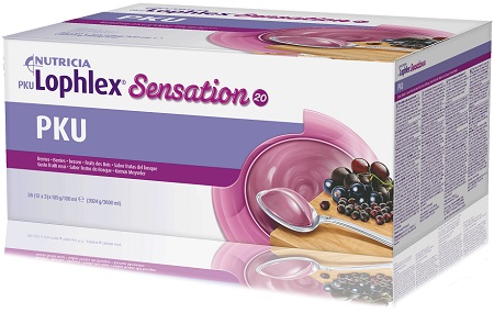 PKU LOPHLEX SENSATION FRUTTI ROSSI 36 PEZZI 109 G - Speedyfarma.it