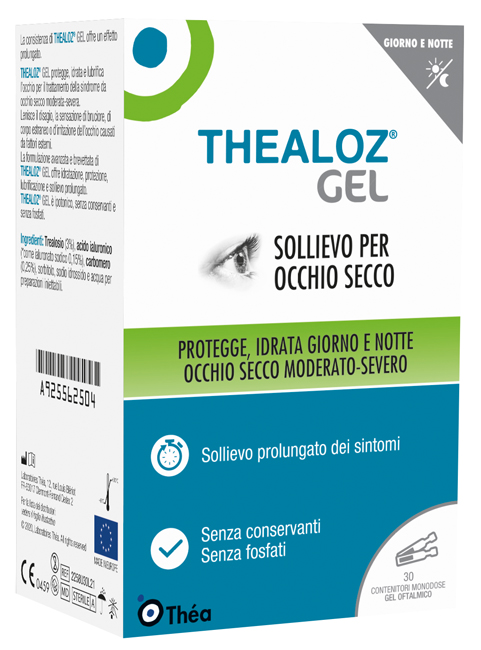 THEALOZ GEL OFTALMICO 30 CONTENITORI MONODOSE 0,4 G - Speedyfarma.it