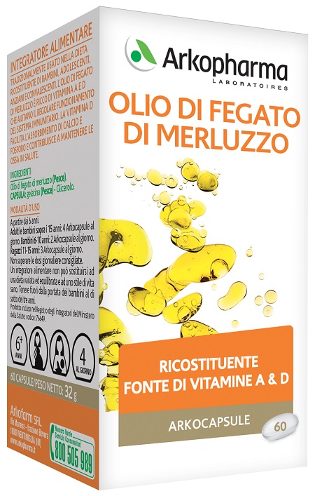 ARKO CAPSULE OLIO FEG MERLUZ 60PRL - Speedyfarma.it