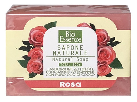 BIO ESSENZE SAPONE NATURALE ROSA 100 G - Speedyfarma.it