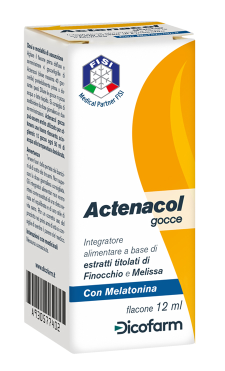 ACTENACOL GOCCE 12 ML CON MELATONINA - Speedyfarma.it
