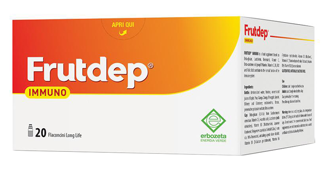 FRUTDEP IMMUNO 20 FLACONCINI 10 ML - Speedyfarma.it