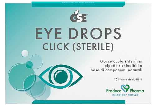 GSE EYE DROPS CLICK GOCCE OCULARI 10 PIPETTE 0,5 ML - Speedyfarma.it