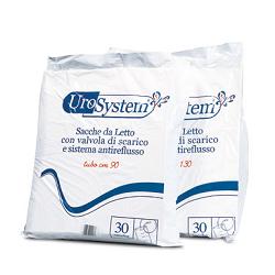 SACCA DI DRENAGGIO DA LETTO PER INCONTINENZA UROSYSTEM TUBO 130 CM CON SCARICO 30 PEZZI - Speedyfarma.it