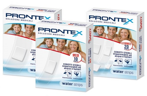 CEROTTO PRONTEX WATER STRIPS ASSORTITO 20 PEZZI - Speedyfarma.it
