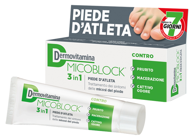 DERMOVITAMINA MICOBLOCK 3 IN 1 PIEDE D'ATLETA 30 ML - Speedyfarma.it