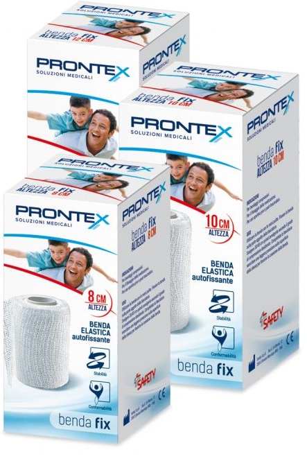BENDA ELASTICA PRONTEX FIX AUTOFISSANTE 12 CM DI ALTEZZA PER4 METRI IN ESTENSIONE 1 PEZZO - Speedyfarma.it