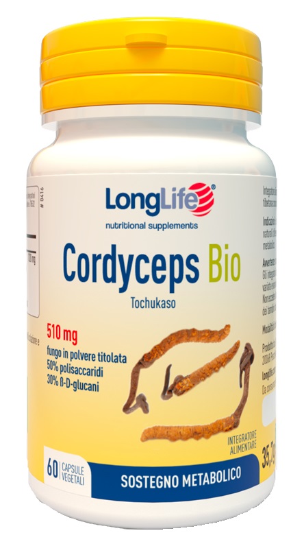 LONGLIFE CORDYCEPS BIO 60 CAPSULE - Speedyfarma.it