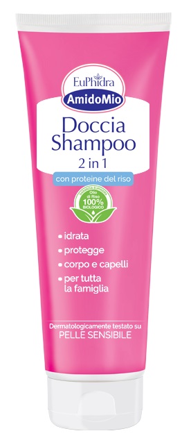 EUPHIDRA AMIDOMIO DOCCIA SHAMPOO 2 IN 1 250 ML - Speedyfarma.it