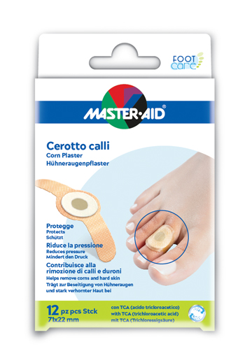 MASTER-AID CEROTTO CALLIFUGO FOOT CARE 71X22 MM 12 PEZZI - Speedyfarma.it