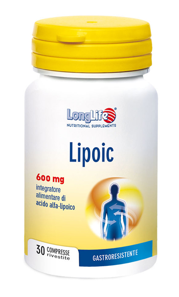 LONGLIFE LIPOIC 600 MG 30 COMPRESSE RIVESTITE DA 870 MG - Speedyfarma.it