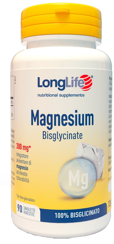 LONGLIFE MAGNESIUM BISGLYCINATE 90 TAVOLETTE - Speedyfarma.it