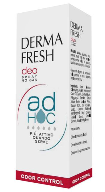 DERMAFRESH DEO SPRAY NO GAS AD HOC ODOR CONTROL DEODORANTE 100 ML - Speedyfarma.it