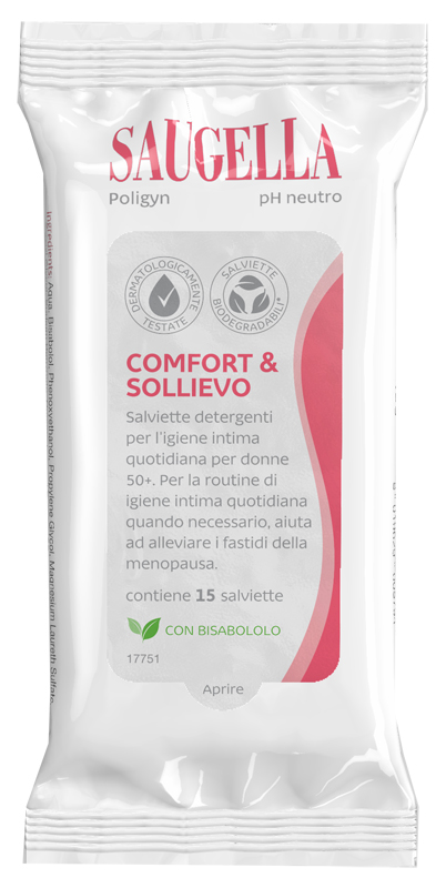 SAUGELLA POLIGYN SALVIETTINE 15 PEZZI - Speedyfarma.it