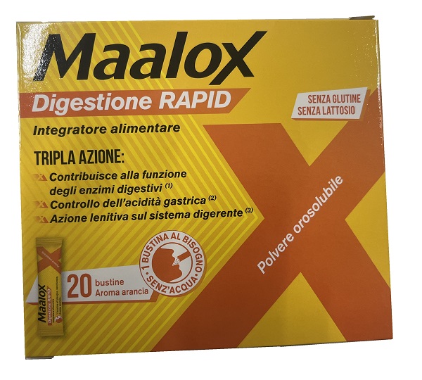 MAALOX DIGESTIONE RAPID 20 BUSTINE DA 2 G - Speedyfarma.it