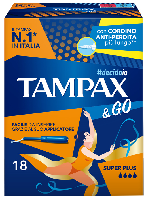 TAMPAX &GO SUPER PLUS 18 PEZZI - Speedyfarma.it