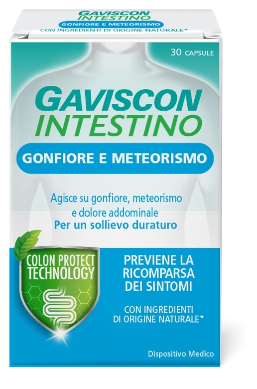 GAVISCON INTESTINO GONFIORE E METEORISMO 30 CAPSULE - Speedyfarma.it