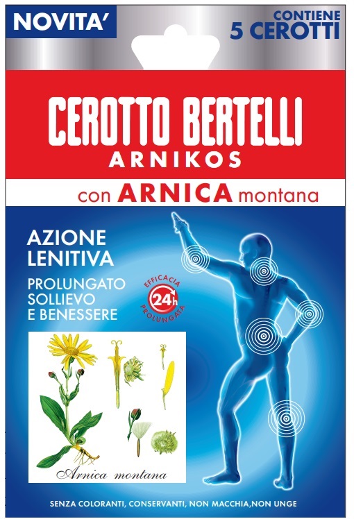 BERTELLI CEROTTO ARNIKOS CON ARNICA MONTANA 5 PEZZI - Speedyfarma.it