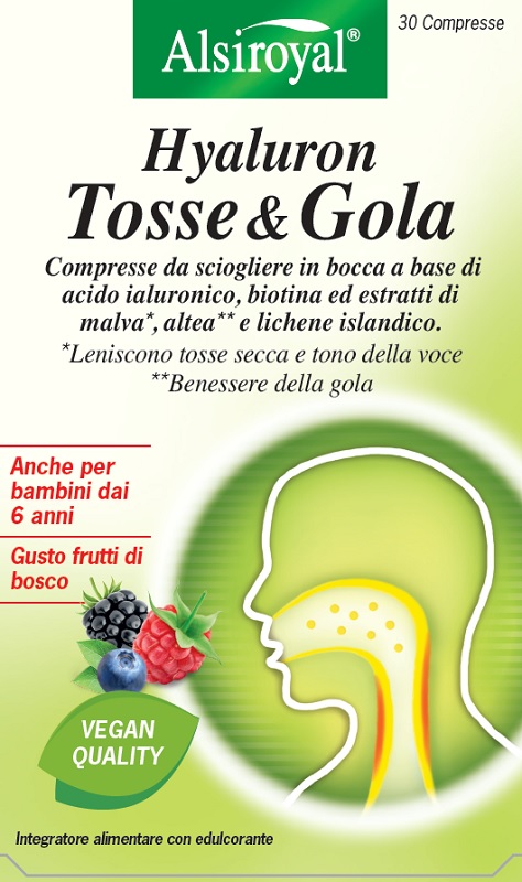 HYALURON TOSSE&GOLA 30 COMPRESSE - Speedyfarma.it