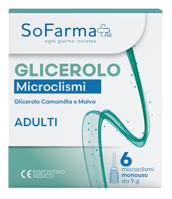 GLICEROLO MICROCLISMI ADULTI 9 G 6 PEZZI SOFARMAPIU' - Speedyfarma.it